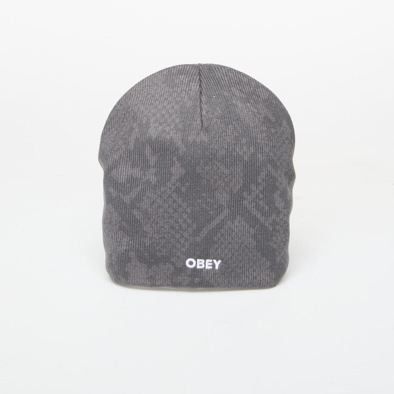Obey Silo Beanie Snake Skin Multi