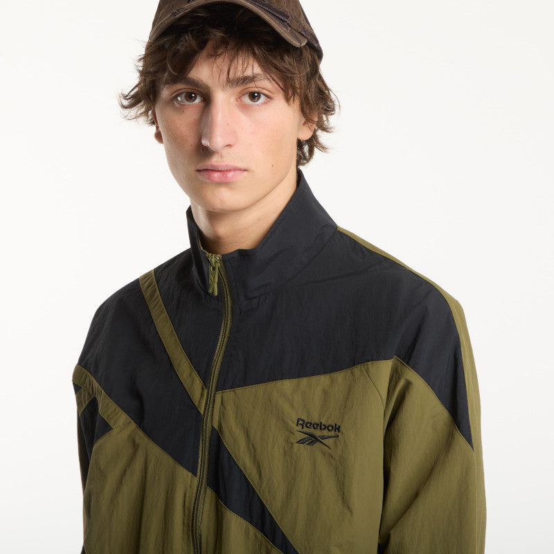 Reebok Vector Track Top Olive Stone/ Black