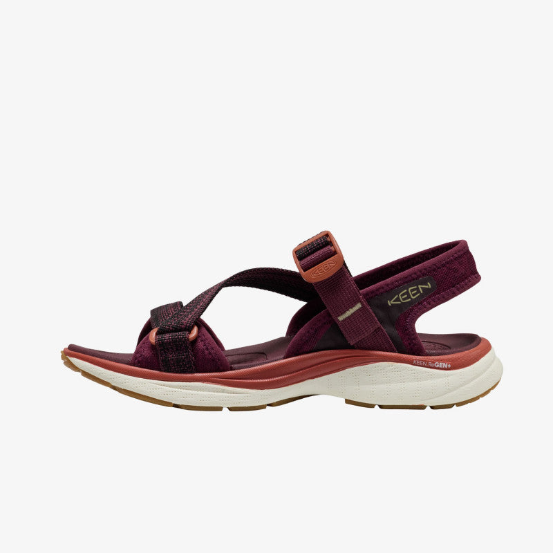 KEEN Leiki Ot Sandal Women Fig/ Burnt Brick