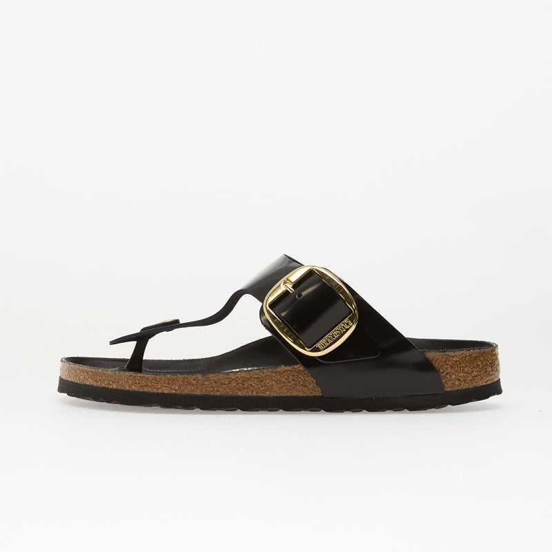 Birkenstock Gizeh Big Buckle Natural Leather Patent Women Nappa Glamour