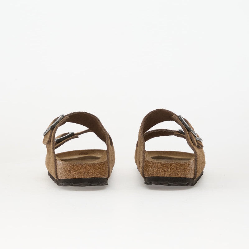 Birkenstock Arizona Soft Footbed Suede Leather Dark Tea Tonal