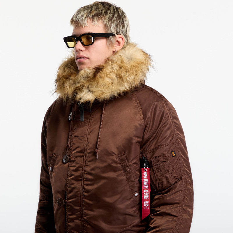Alpha Industries N-3B VF 59 Vintage Fit Powder Brown