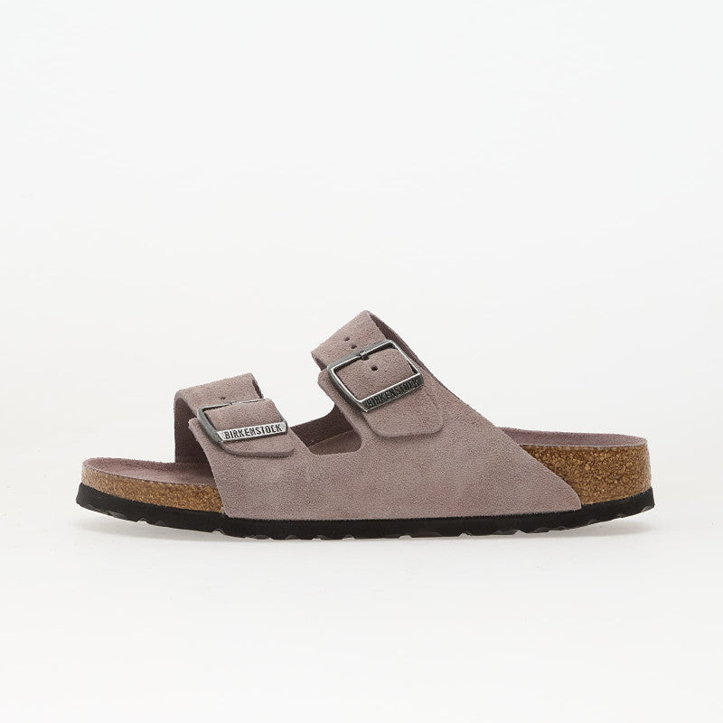 Birkenstock Arizona Soft Footbed Suede Leather Faded Purple Tonal FB