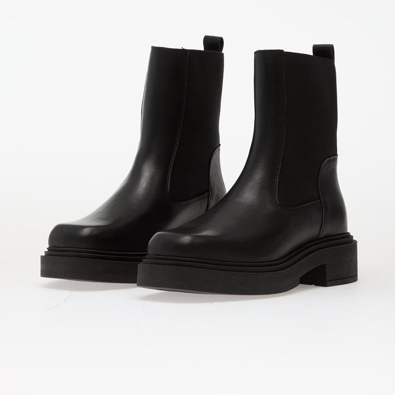 Steve Madden Churro Black Leather
