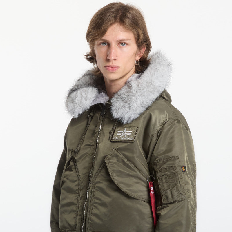 Alpha Industries 45/P Hooded Custom Mud Olive