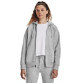 Under Armour Rival Fleece Fz Hoodie Mod Gray Light Heather