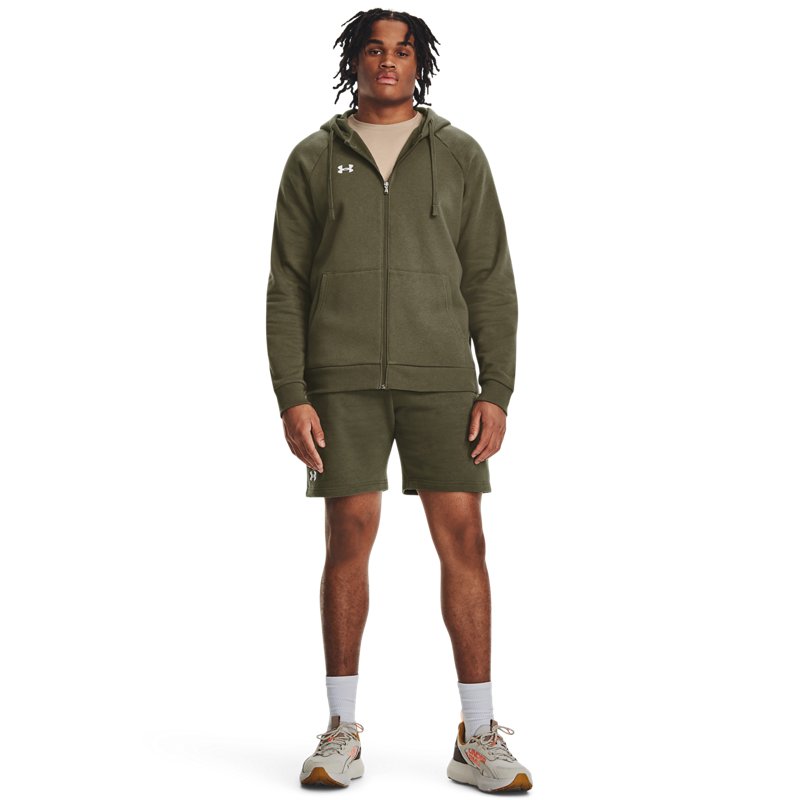 Under Armour Rival Fleece Fz Hoodie Marine Od Green