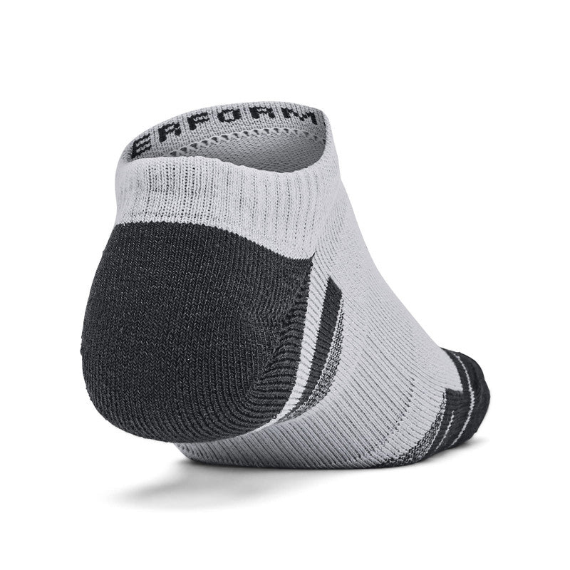 Under Armour Under Armour Perf Tech 6-Pack NS Mod Gray/ Mod Gray/ Jet Gray
