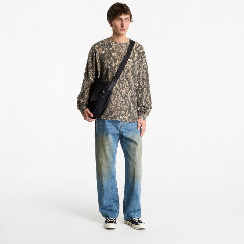 Obey Nelson Straight Leg Denim Garage Wash Indigo