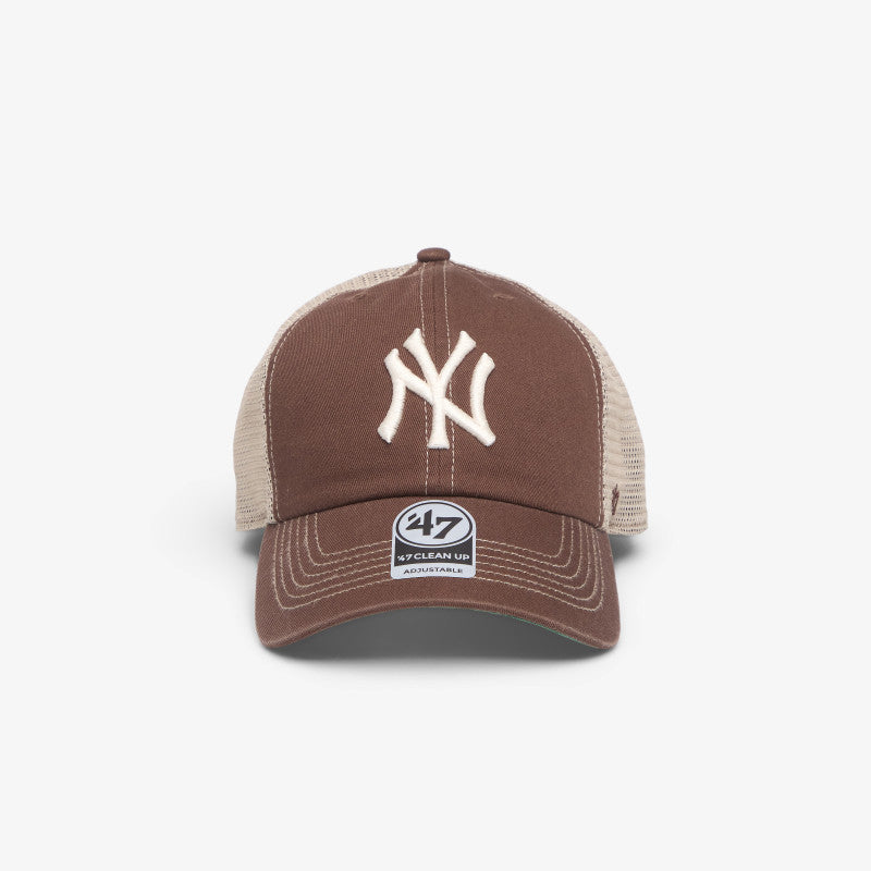 47 Brand MLB Clean Up Trawler New York Yankees Cap Brown