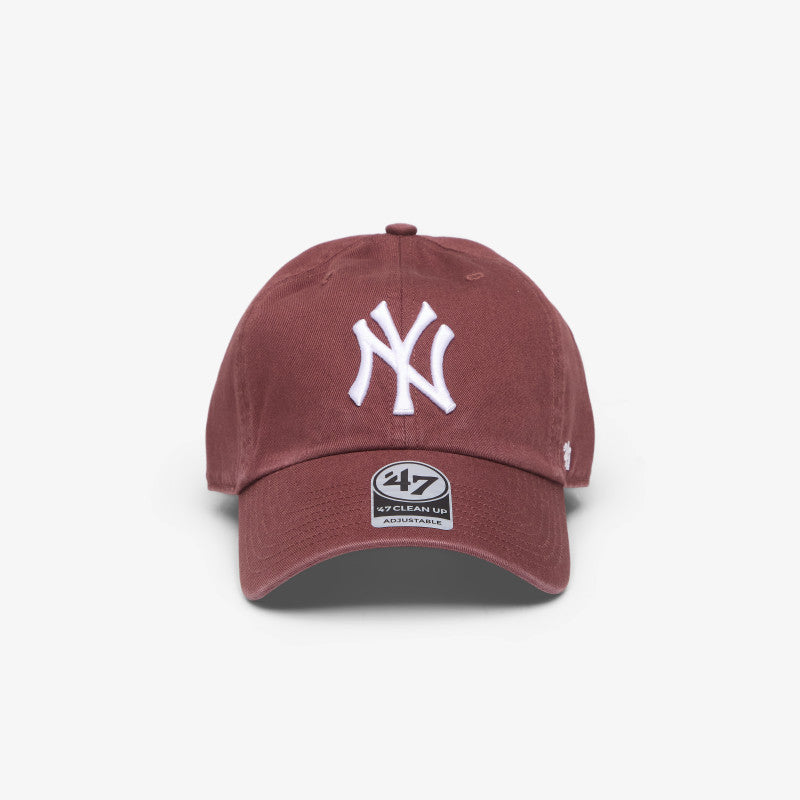 47 Brand MLB Clean Up New York Yankees Cap Dark Red