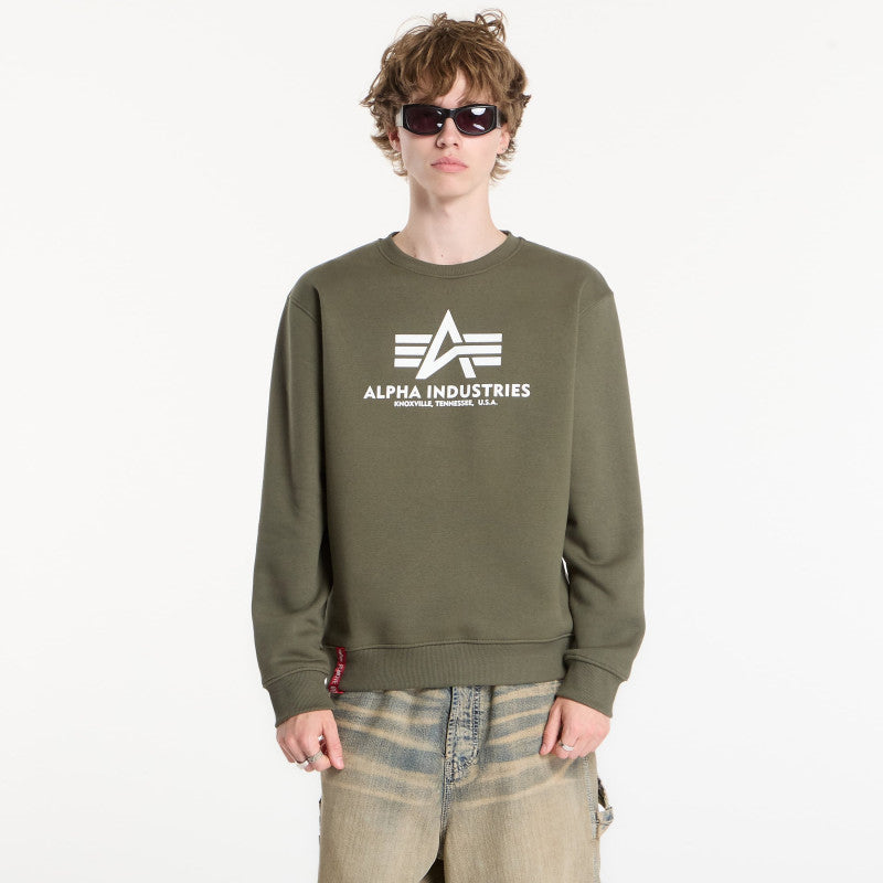 Alpha Industries Basic Hoody Small Logo II Dark Olive