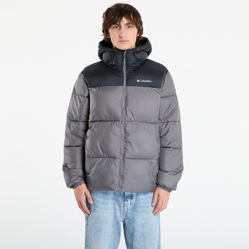 Columbia Puffect™ II Hooded Jacket City Grey/ Black
