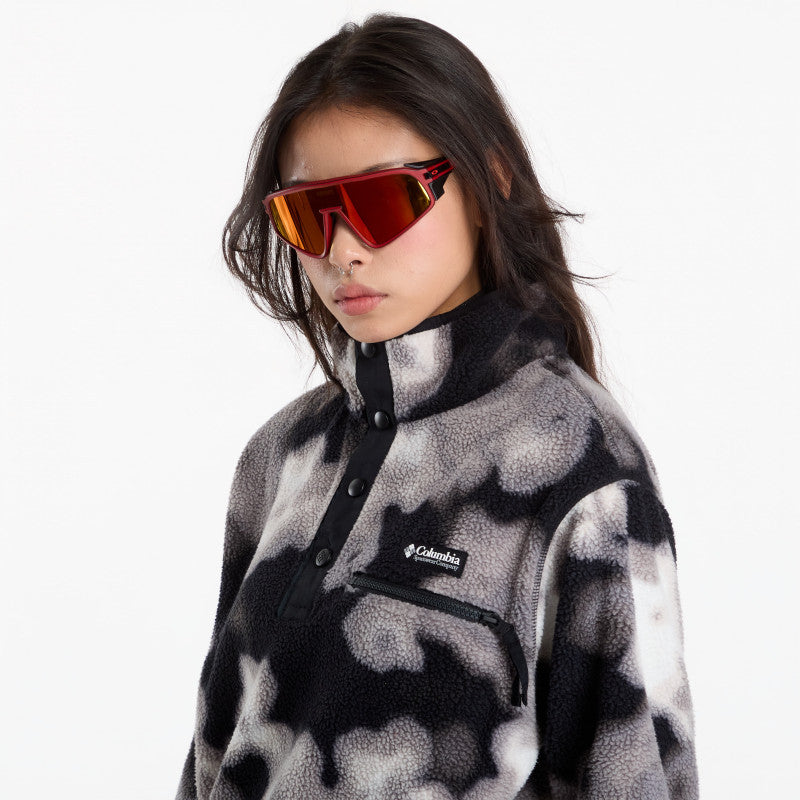 Columbia Helvetia™ II Printed Cropped Half Snap Black, Dyeflower