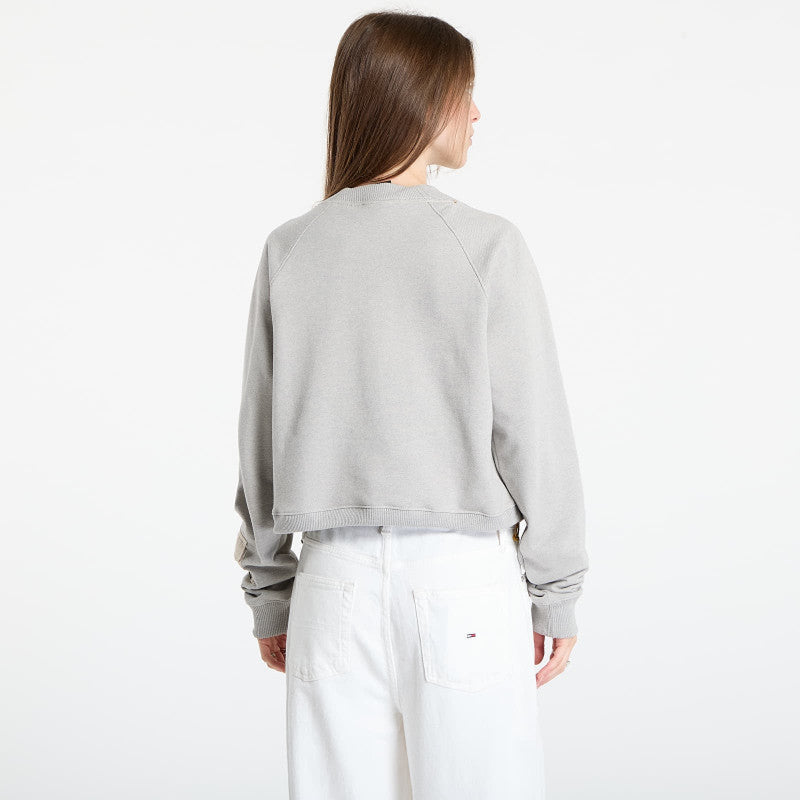 Columbia High Cascades™ Crop French Terry LS Dark Stone