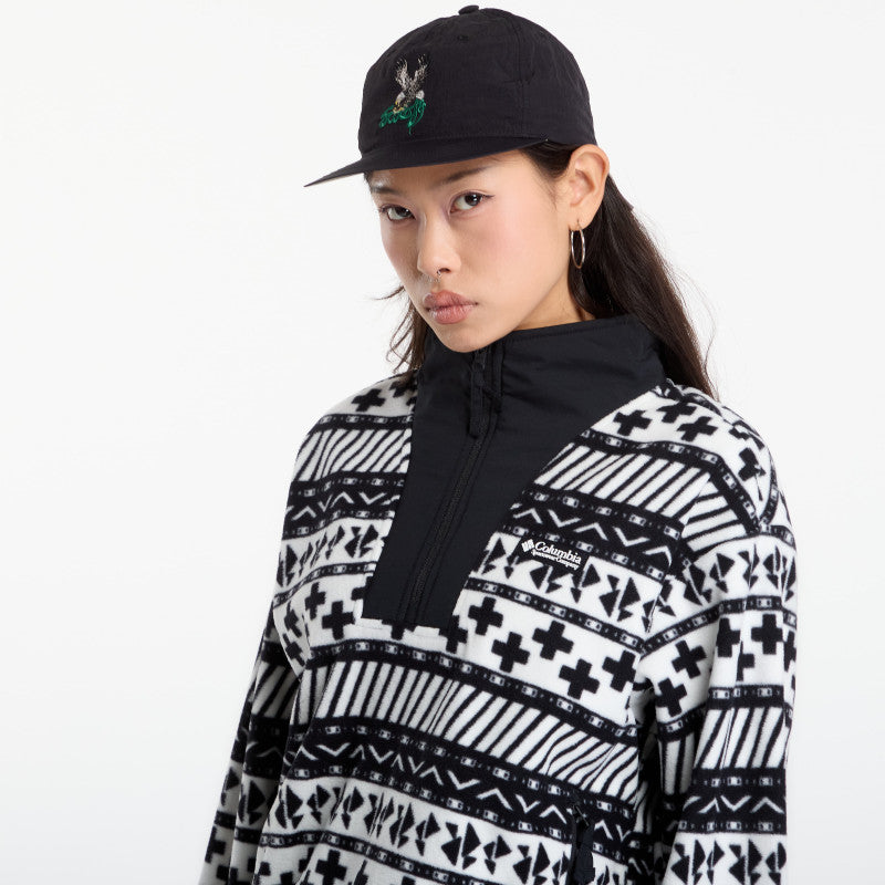 Columbia Sequoia Grove™ II Printed Half Zip Black Wizard Island Tonal
