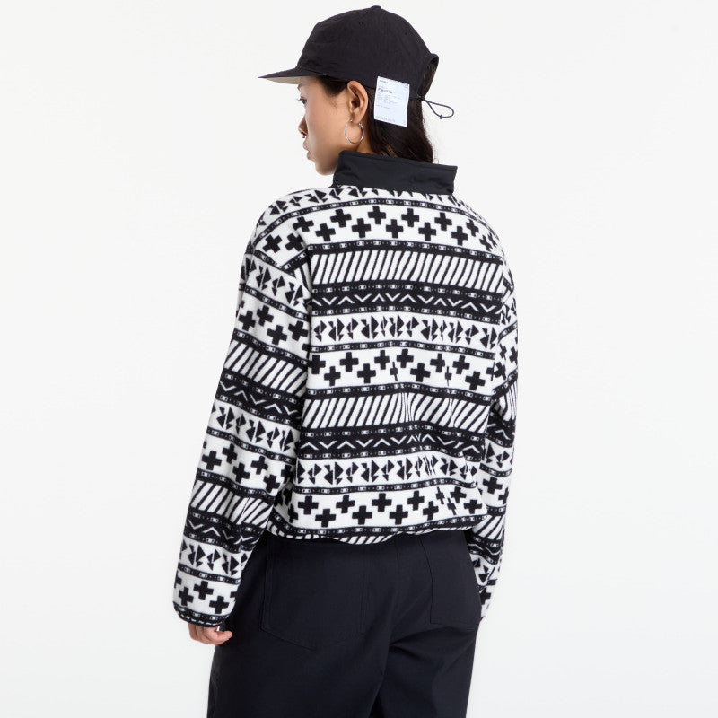 Columbia Sequoia Grove™ II Printed Half Zip Black Wizard Island Tonal