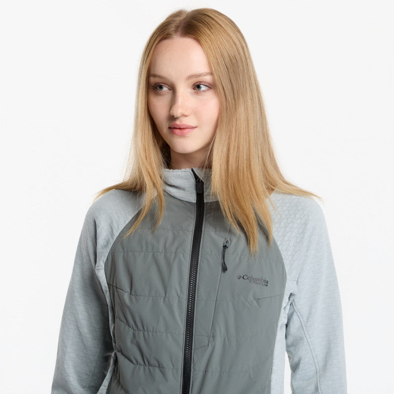 Columbia Arctic Crest™ II Hybrid Full Zip Sedona Sage, Tea Light