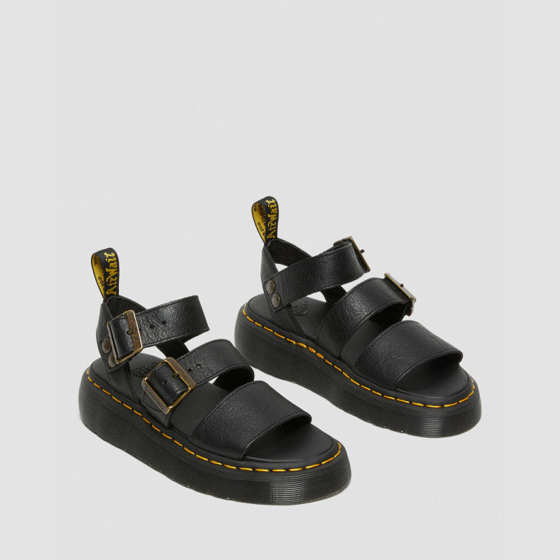 Dr. Martens Wmns Gryphon Quad Black Pisa Sandals