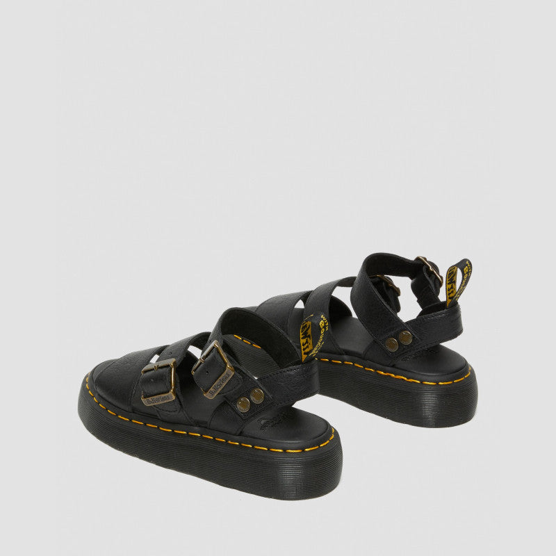 Dr. Martens Wmns Gryphon Quad Black Pisa Sandals
