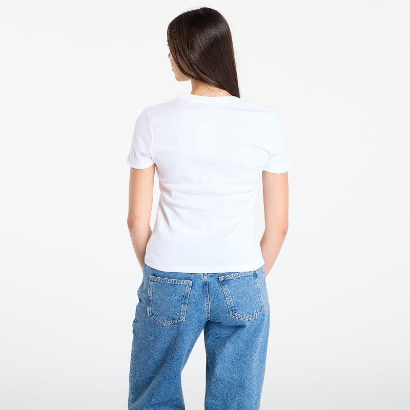 Desigual T-Shirt With Embroidered Lettering White
