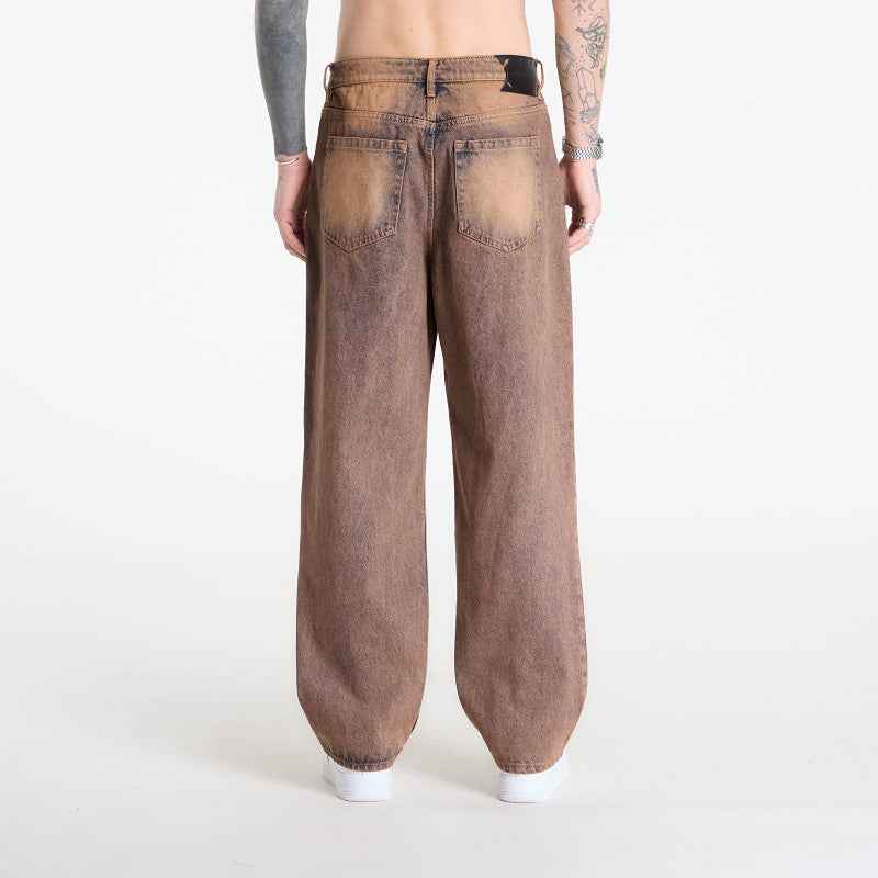 Jeansy Daily Paper Washed Shield Amba Jeans Denim