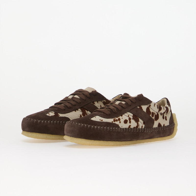 Clarks Originals Tor Low Brown Cow Print