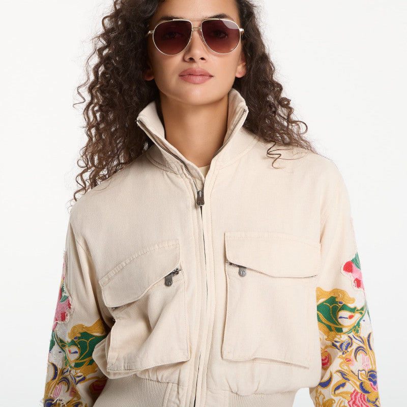 Desigual Jacket Mozart White