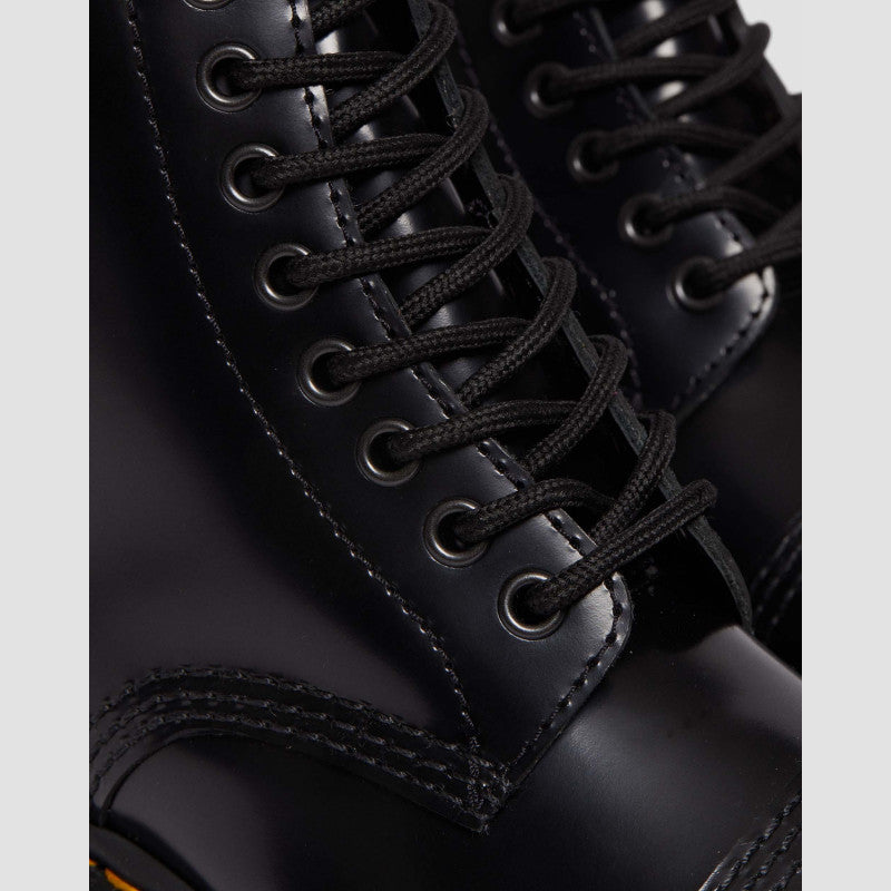Dr. Martens Sinclair FL Black Buttero & Black Faux Sheepskin