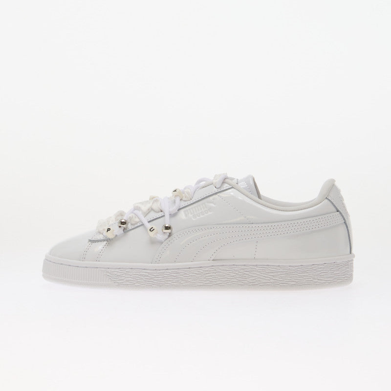 Puma Suede Bloom Patent Wns Puma White/ Feather Gray