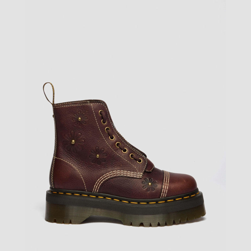 Dr. Martens SINCLAIR Flower Dark Brown Grizzly