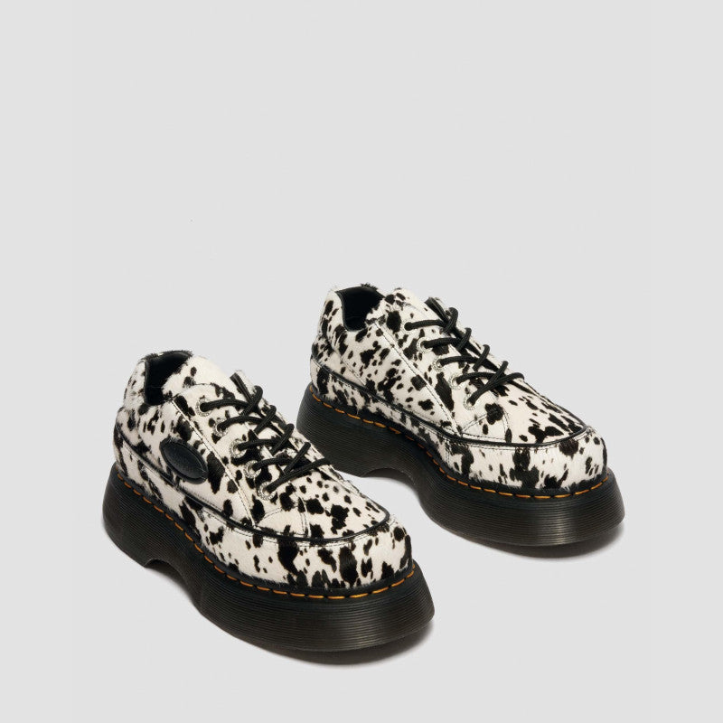 Dr. Martens 8363 BUZZ 5 EYE Cream+Black Dalmatian Print Hair On