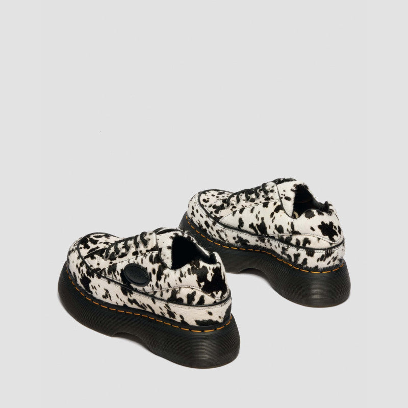 Dr. Martens 8363 BUZZ 5 EYE Cream+Black Dalmatian Print Hair On