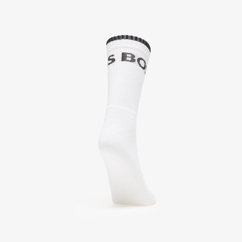Hugo Boss 6-Pack QS Stripe Socks White