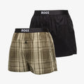 Bokserki Hugo Boss 2-Pack Boxer Shorts Ew Black