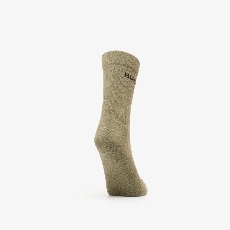 Hugo Boss Qs Rib Fern Socks 3-Pack Black