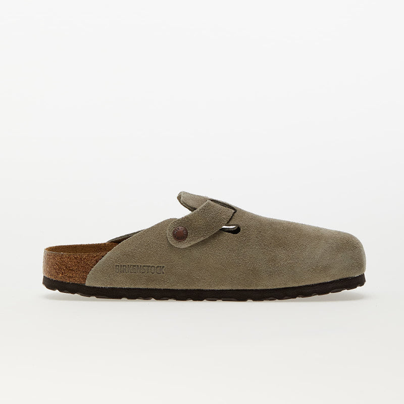 Birkenstock Boston Soft Footbed Velvet Taupe