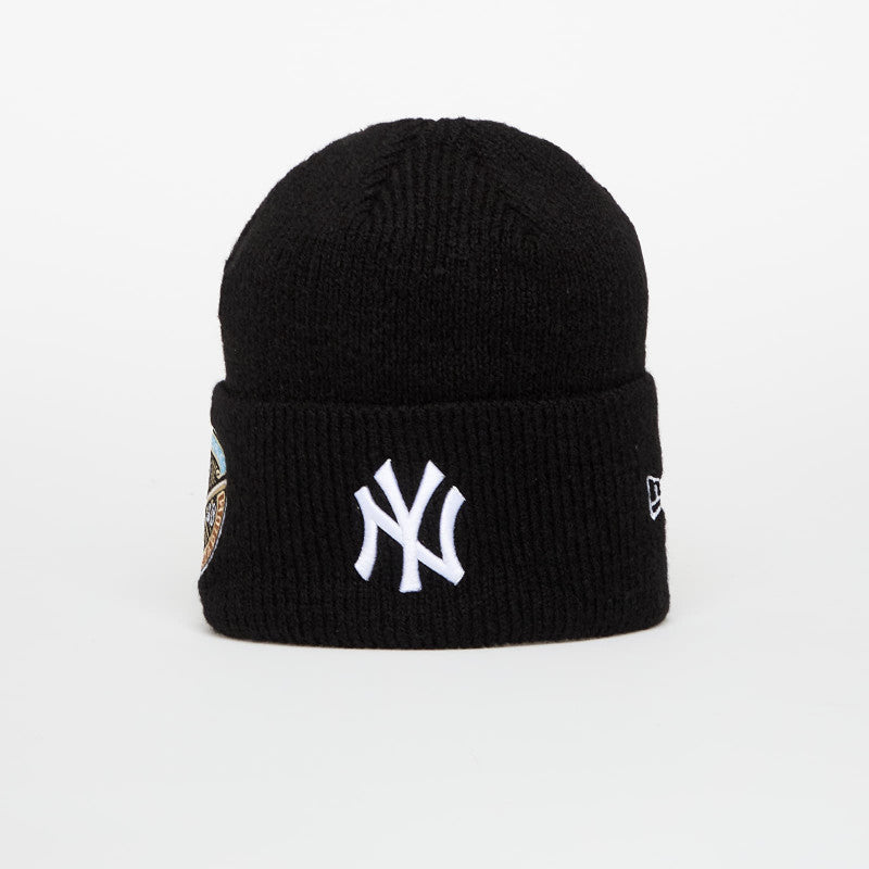 New Era Knit Medium MLB Ws Beanie New York Yankees Black/ White