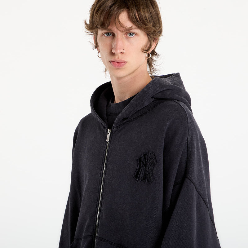 New Era MLB Washed Fz Hoodie New York Yankees UNISEX Black