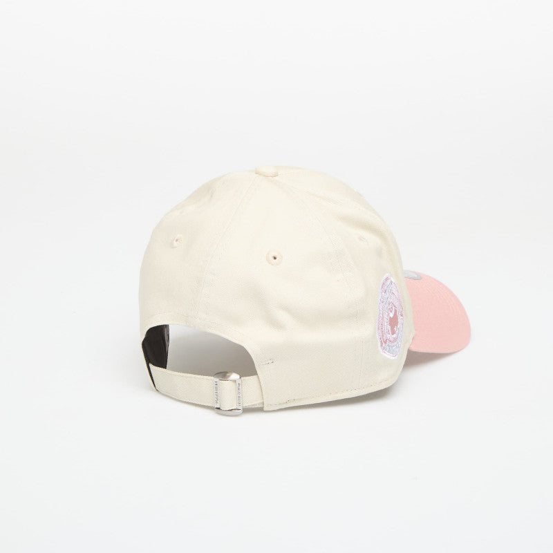 New Era 9FORTY MLB WS Patch Los Angeles Dodgers Light Cream/ Pink Rouge