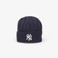 New Era Knit Thin MLB Short Cuff Beanie New York Yankees Navy
