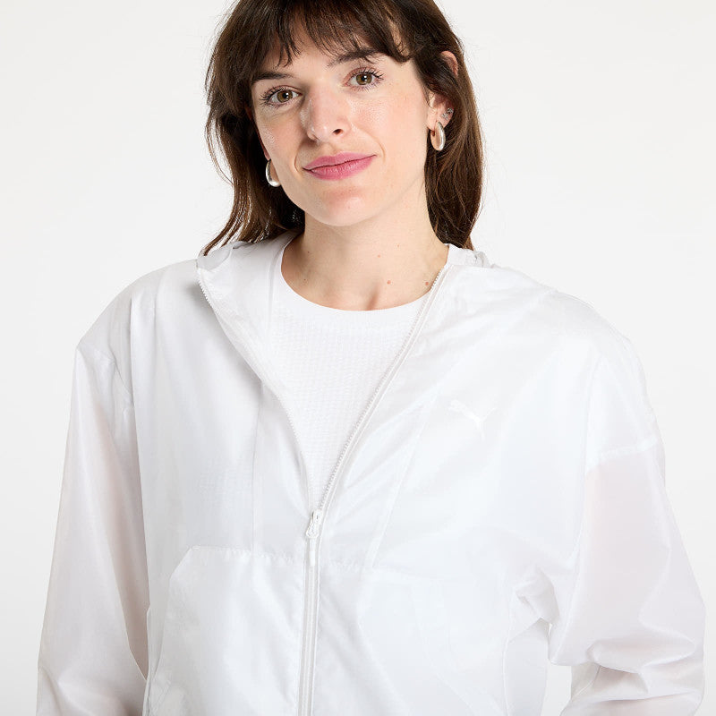 Puma Wardrobe Essentials Oversized UV Wind Jacket PUMA White