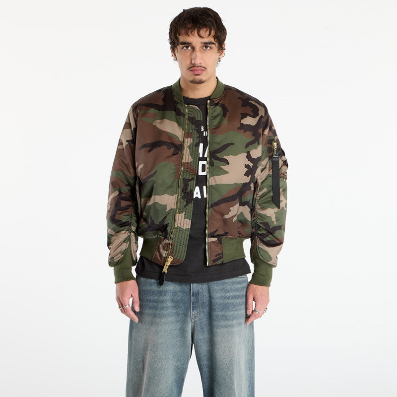 Alpha Industries MA-1 Base Flight Jacket Camo Wdl Camo 65