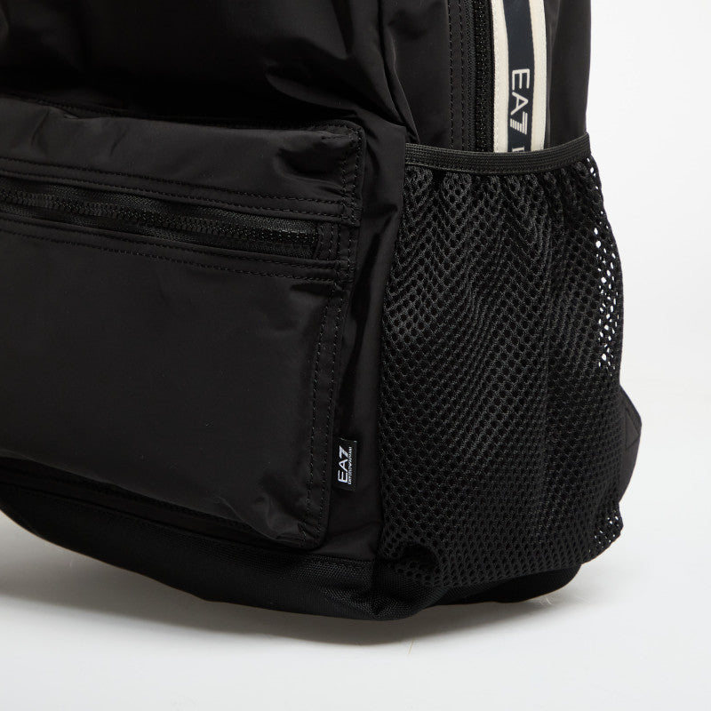 EA7 Emporio Armani Train U Logo Tape Backpack Black