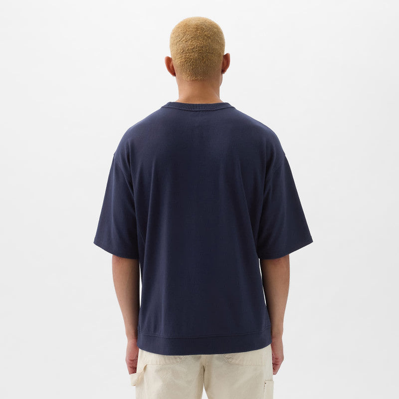 GAP Micro Logo Tee Navy Uniform