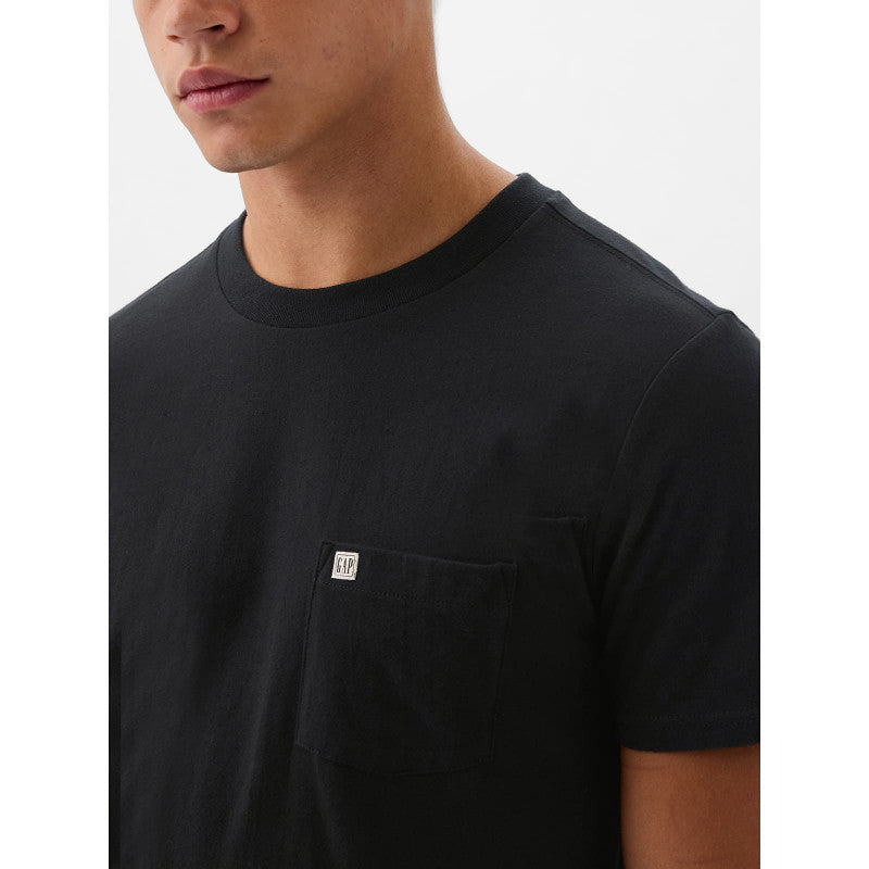 GAP Pocket Micro Logo Tee Black