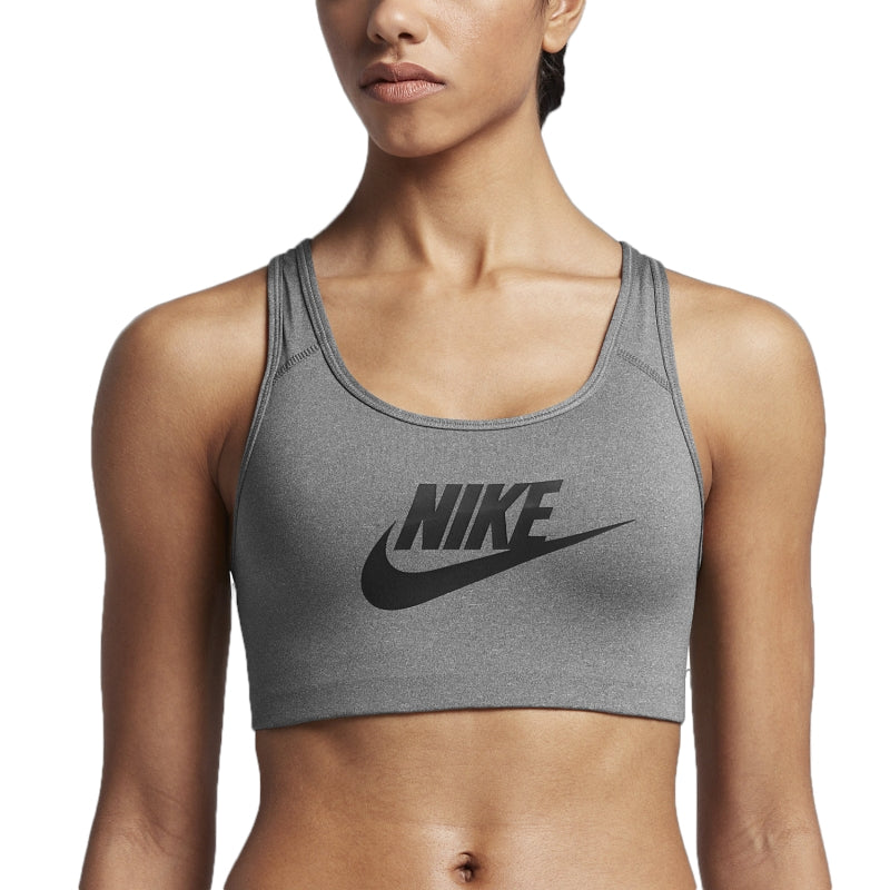 Nike Wmns Classic Swoosh Futura Medium Support sportinė liemenėlė