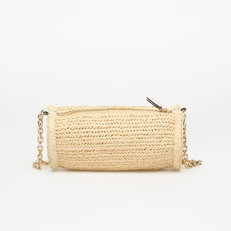 Tommy Hilfiger Elev Summ Chain Bag Raffia Beige
