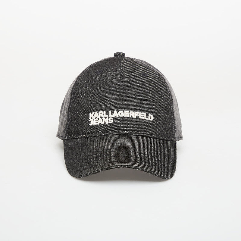 Karl Lagerfeld Jeans Two Tones Blck Denim Cap Black/ Denim/ Grey/ Denim