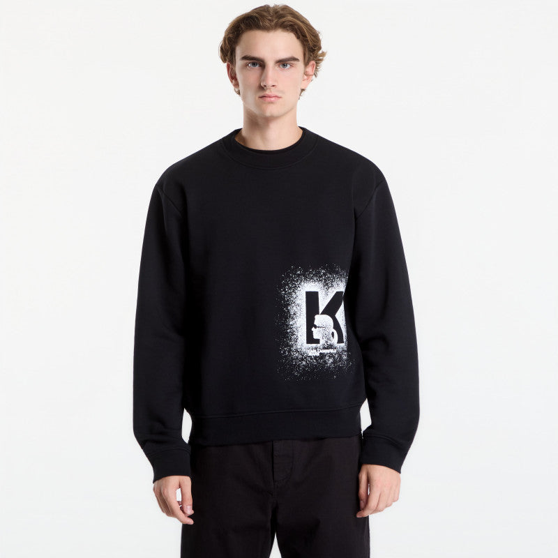 Karl Lagerfeld Jeans Reg K Logo Sweat Black